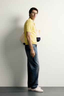 POLO PUNTO REGULAR FIT / Amarillo - Zara фото 4