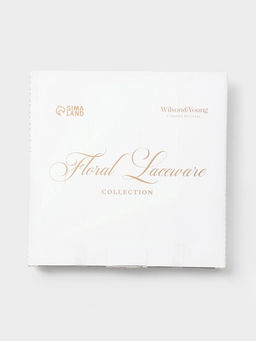 Тарелка десертная WY Floral Laceware, d=20 см, фарфор, белая