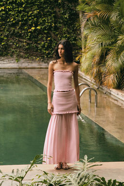 COMBINED KNIT SKIRT - Zara фото 5