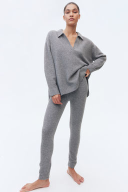 Leggings de punto fino