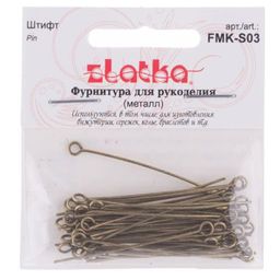 Zlatka Штифт FMK-S03 40 мм 5 х 50 шт 04 под золото  фото 3