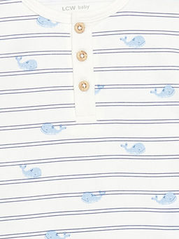 Bask?l? Erkek Bebek Ti??rt