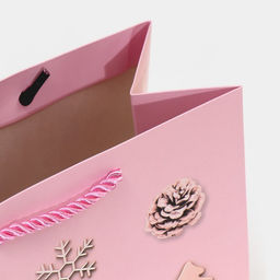 Пакет квадратный С Новым годом!, 30 30 12 см - Дарите счастье фото 5