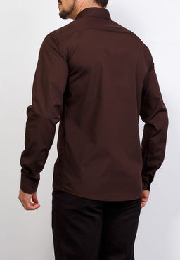 Сорочка мужская длинный рукав GREG 540/139/BR/Z