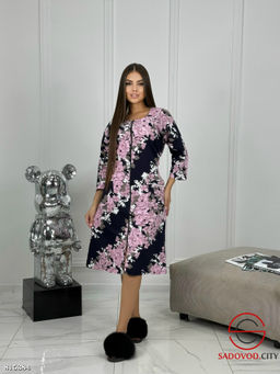 Халат женский с начесом - Bruno фото 3