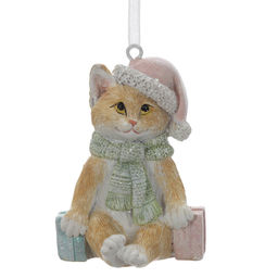 Фигурка декоративная подвесная "Котёнок", L4,5 W4,5 H7 см, 2в.