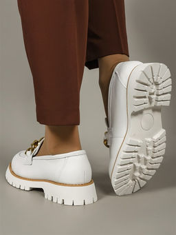 Лоферы женские/ Броги K-S-2281-1 White - Piniolo фото 3