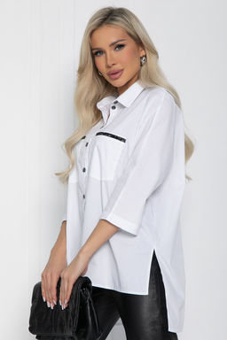 Рубашка Бруно (белая) Б12614-10 - Lt collection фото 4