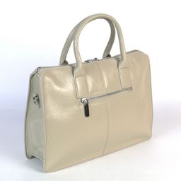 Женская кожаная сумка 3172 Офф Вайт - Cidirro фото 3