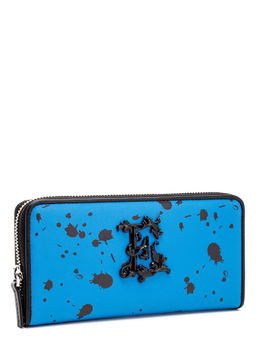 Кошелек ZQ76-2424 bright blue/black