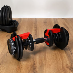 Гантель разборная Woohooo Elite Power со ступенчатой регулировкой / 15 позиций от 2,5 -24 кг / черный - ГалеонТрейд фото 4