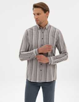 Vizon Regular Fit Uzun Kollu G_mlek