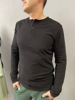 100% ХЛОПОК ПИКЕ Лонгслив мужской