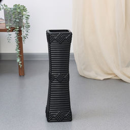 Ваза для цветов напольная «Харви», 46×12 см, керамика, чёрная