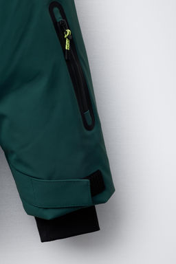 DOWN AND FEATHER PUFFER JACKET WITH REMOVABLE HOODIE, WATER-RESISTANT AND WINDPROOF COLOUR BLOCK RECCO® SYSTEM SKI COLLECTION - Zara фото 8