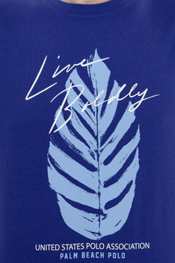 U. S. Polo Assn Мужская синяя футболка с круглым вырезом - U.s. polo assn фото 12