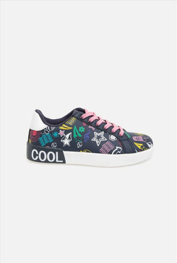 10248030013, Полуботинки детские для девочек Nietro_S , синий Acoola  фото 2