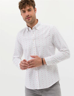 K_rm_z_ Slim Fit Uzun Kollu G_mlek - Pierre cardin фото 3