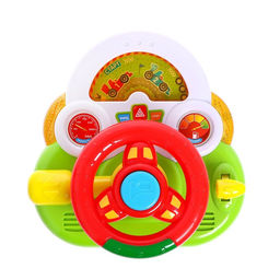 Детский музыкальный руль «Машинки», световые и звуковые эффекты, работает от батареек