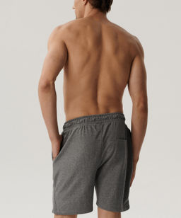 ATLANTIC HMB-005 Спортивные шорты мужские French Terry темно-серый меланж фото 3