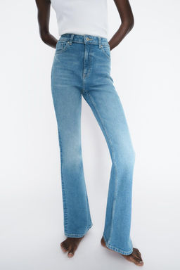 Z1975 FLARED HIGH-WAIST JEANS - Zara фото 7
