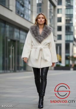 Шуба женская из искусственного меха