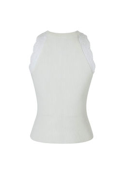 Ekru Dantelli Yazl?k Ozel Iplik Bluz TWOSS26BZ00646 - Trendyolmilla фото 6