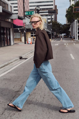 TRENCH CORTA CRUZADA / Marr?n - Zara фото 6