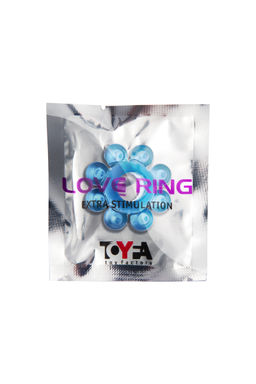 Эрекционное кольцо на пенис TOYFA, TPE, синий  фото 2