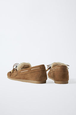 LIMITED EDITION SUEDE LOAFERS - Zara фото 5