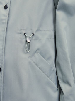 Куртка с капюшоном на кулиске / Zarina  фото 7