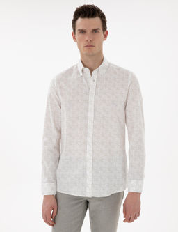Haki Slim Fit Uzun Kollu G_mlek