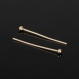 Штифт с шариком СМ-1103-14, 2 см, 50 г, (± 310 шт.), цвет золото