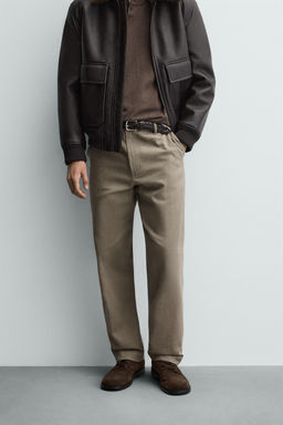WASHED CHINO TROUSERS - Zara фото 2