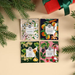 Чай в пакетика «С Новым годом!» в конверте, 7,2 г (4 шт . х 1,8 г).