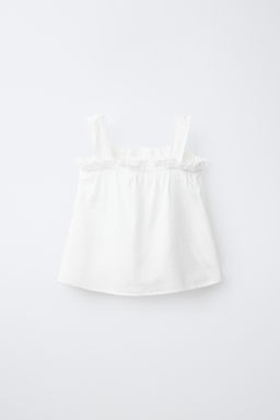 6-14 A?OS/ PIJAMA TIRANTES PLUMETI / Blanco - Zara фото 4