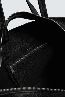 BOLSO SHOPPER PIEL / Negro - Zara фото 7