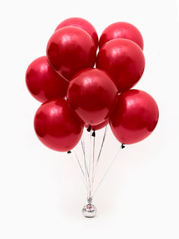 Воздушные шары латексные 12" "Бургундия" набор 100 штук