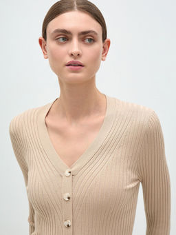 Conso/KPL 240728 - beige/milk Кардиган женский