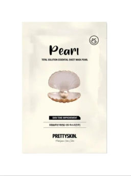 Total Solution Essential Sheet Mask Pearl - Тканевая маска для лица с экстрактом жемчуга, 23 гр