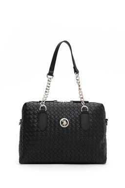 Женская черная сумка через плечо Неожиданная скидка в корзине