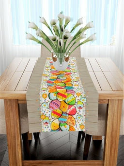 Дорожка столовая Пасхальные пряники 45*150 см. хлопок 100% - Лен поволжья фото 2