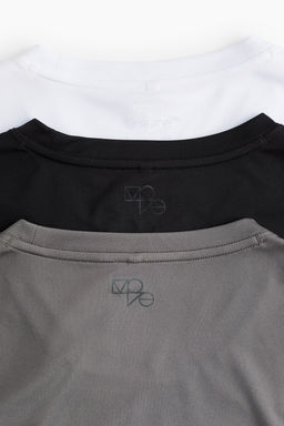 Pack 3 camisetas de deporte DryMove Regular Fit - H&m фото 2