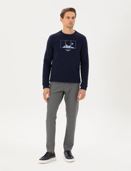 Спортивные брюки Pierre Cardin Slim Fit антрацит меланж