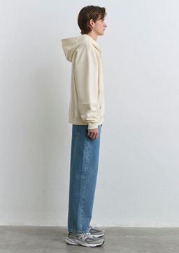 Mavi Patch Logo Fermuarl? Ekru Sweatshirt  фото 4