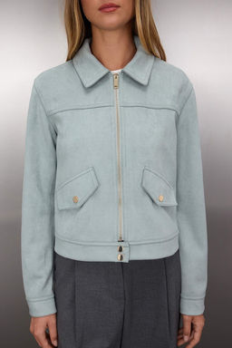 Koyu Kahverengi Fitted Kal?p Suet Ince Ceket Mont TWOAW26MO00016 - Trendyolmilla фото 9