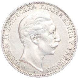 3 марки 1909 года А Германия (Пруссия)