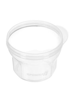 Контейнер для хранения детского питания, 3 секции по 75 мл., 9.5×8.5 см, 225 мл., голубой