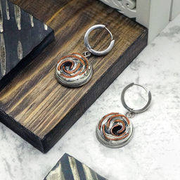 Серьги из муранского стекла SWIRL LS3231