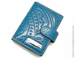 Женская кожаная визитница Sergio Valentini СВ 3191-010  фото 3